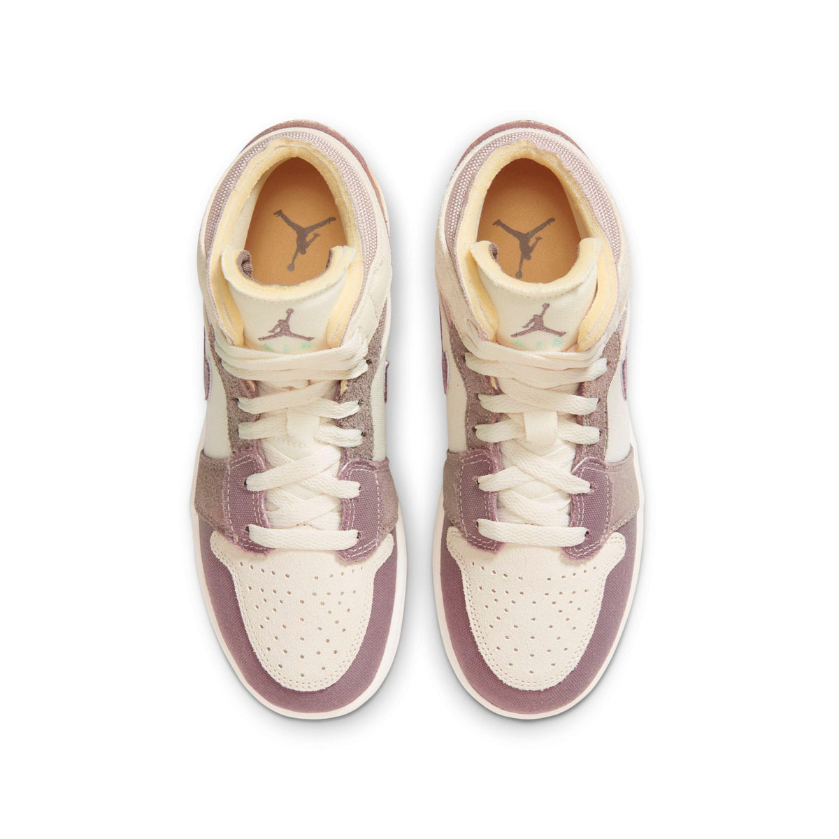 Air Jordan Grade School Retro 1 Mid Se Craft 'Taupe Haze' Gs Sneakers