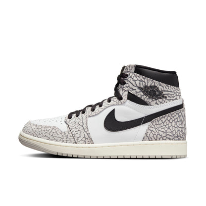 Air Jordan Men's Retro 1 High Og 'White Cement' Sneakers