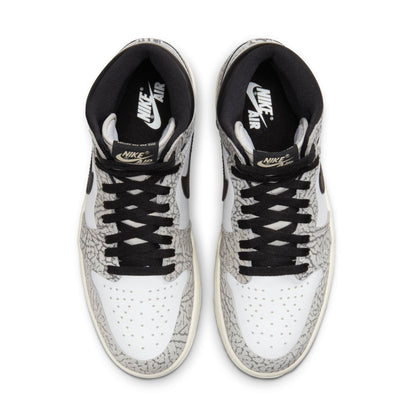 Air Jordan Men's Retro 1 High Og 'White Cement' Sneakers