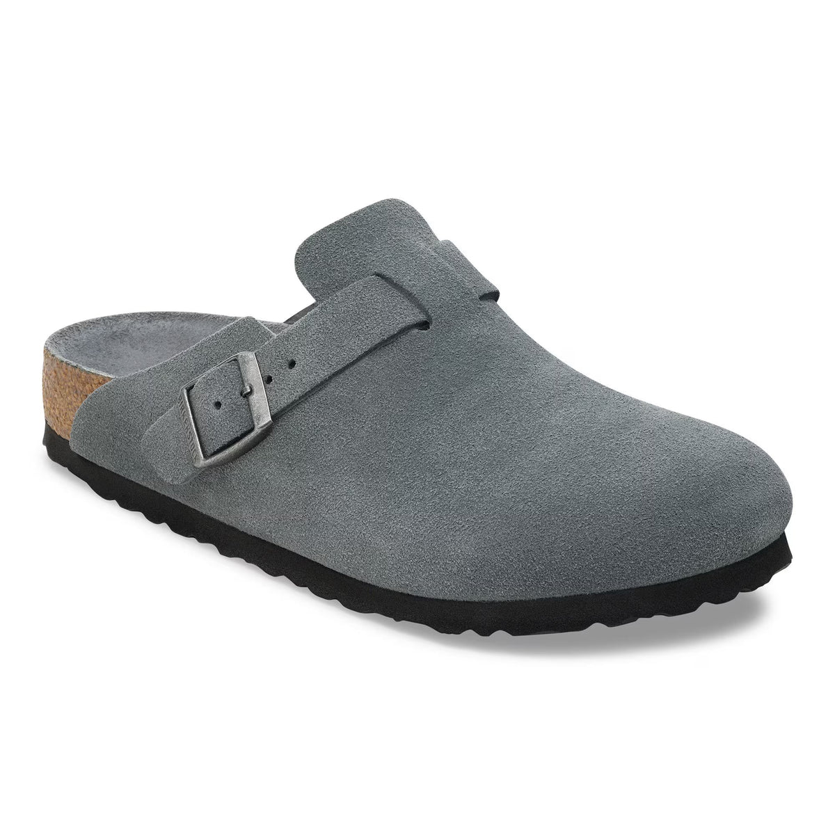 Birkenstock Boston Soft Footbed Suede Leather Clogs