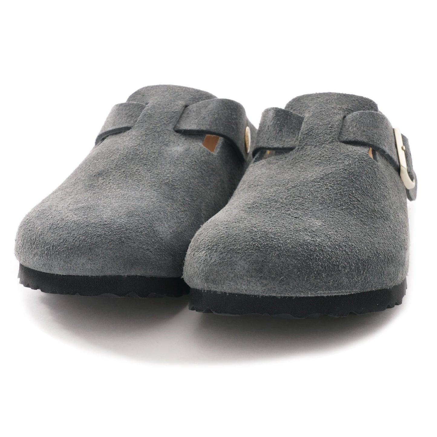 Birkenstock Boston Soft Footbed Suede Leather Clogs