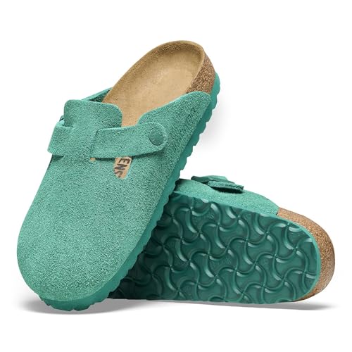 Birkenstock Boston Suede Leather Clogs