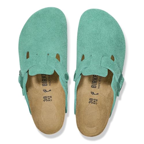 Birkenstock Boston Suede Leather Clogs