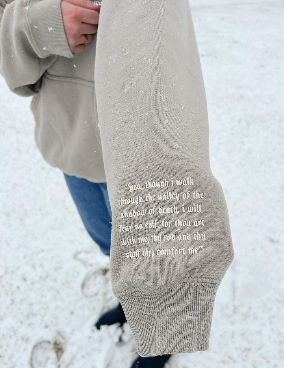 Elevated Faith Do Not Fear Grey Unisex Hoodie