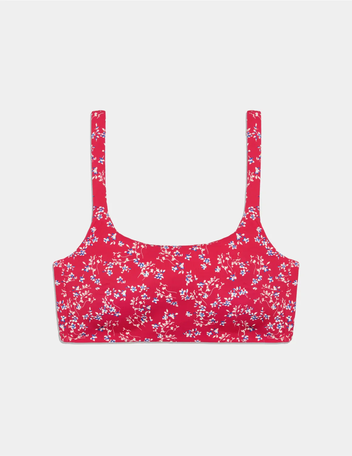 Teen Square Neck Scoop Bikini Top