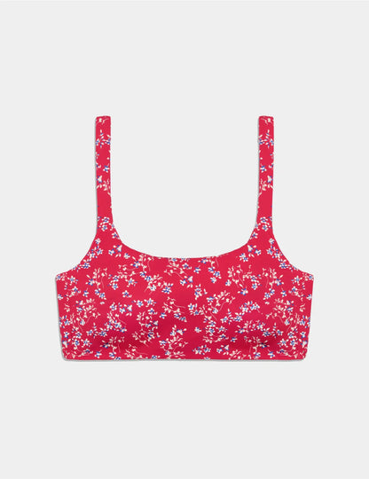 Teen Square Neck Scoop Bikini Top