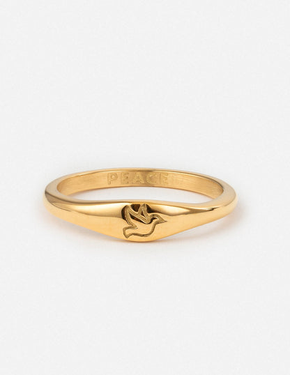 Elevated Faith Dove Peace Ring