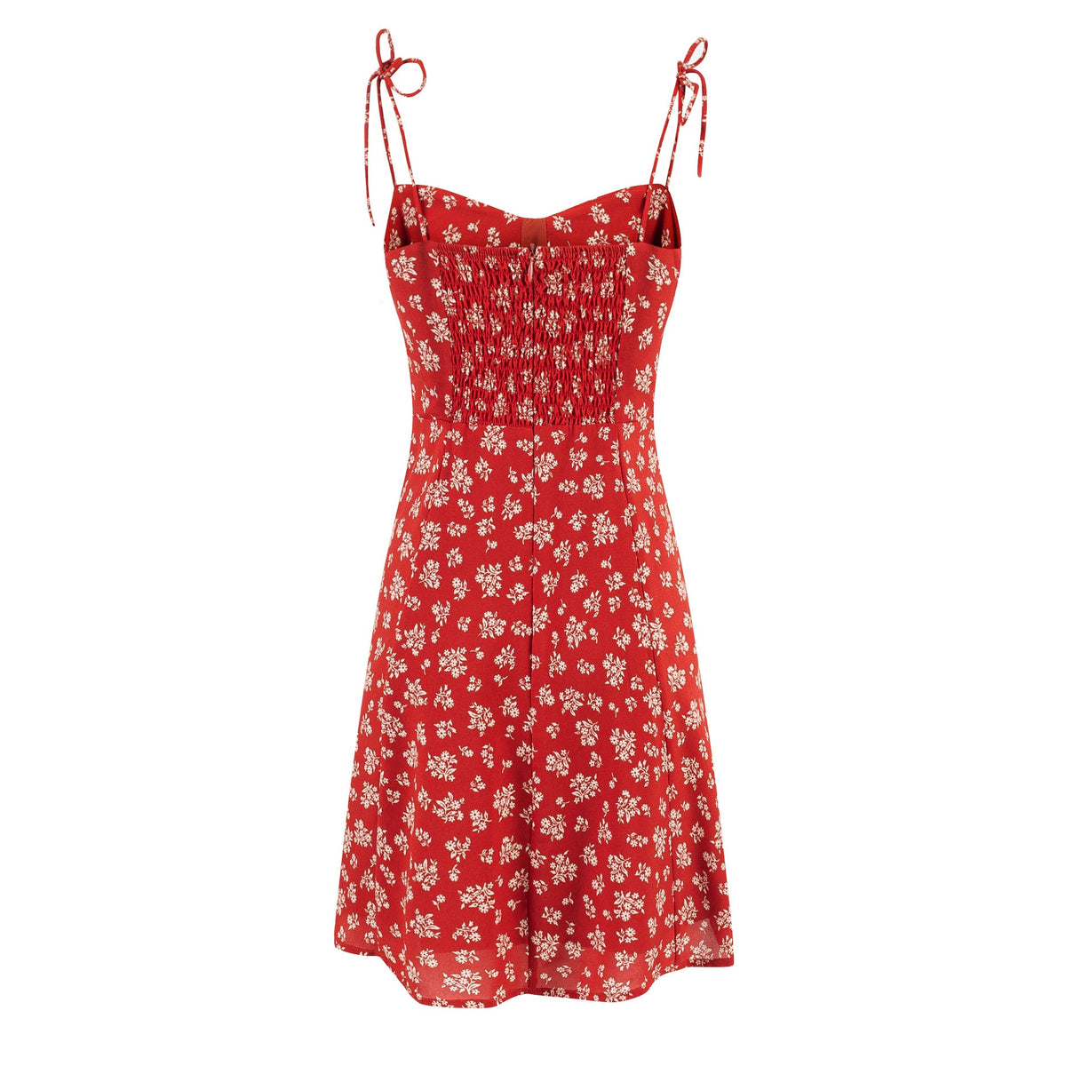 Strapless Dress Print Short Dress