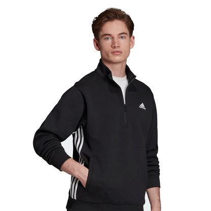 adidas Men's Must Haves 3-Stripes 1/2 Zip
