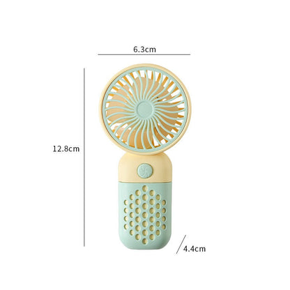 Handheld fan minimalist mini charging small fan portable outdoor student small electric fan