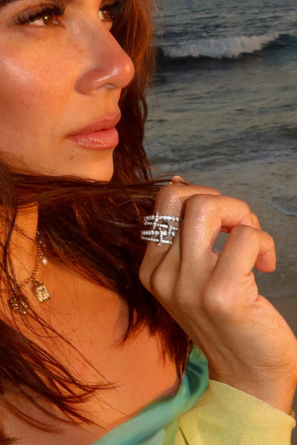 Abiha Infinity Pave Ring