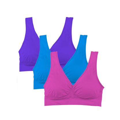 Extreme Fit 3 Pack Seamless Lightweight Comfort Bras