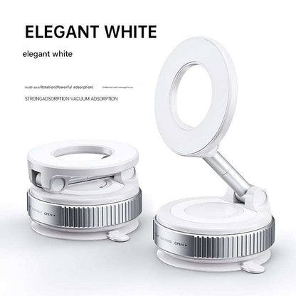 Vacuum suction phone holder car mounted rotating magnetic phone holder