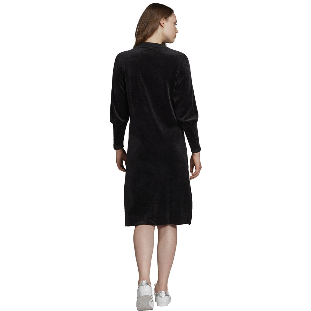 adidas Women's Originals Plush Velour Trefoil Dress Dresses