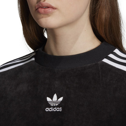 adidas Women's Originals Plush Velour Trefoil Dress Dresses