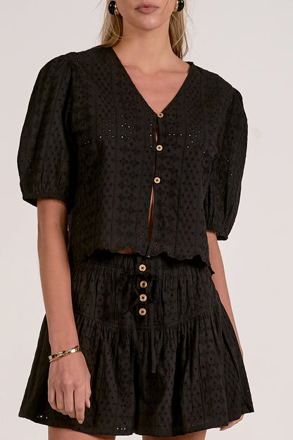 Ellen Top Black