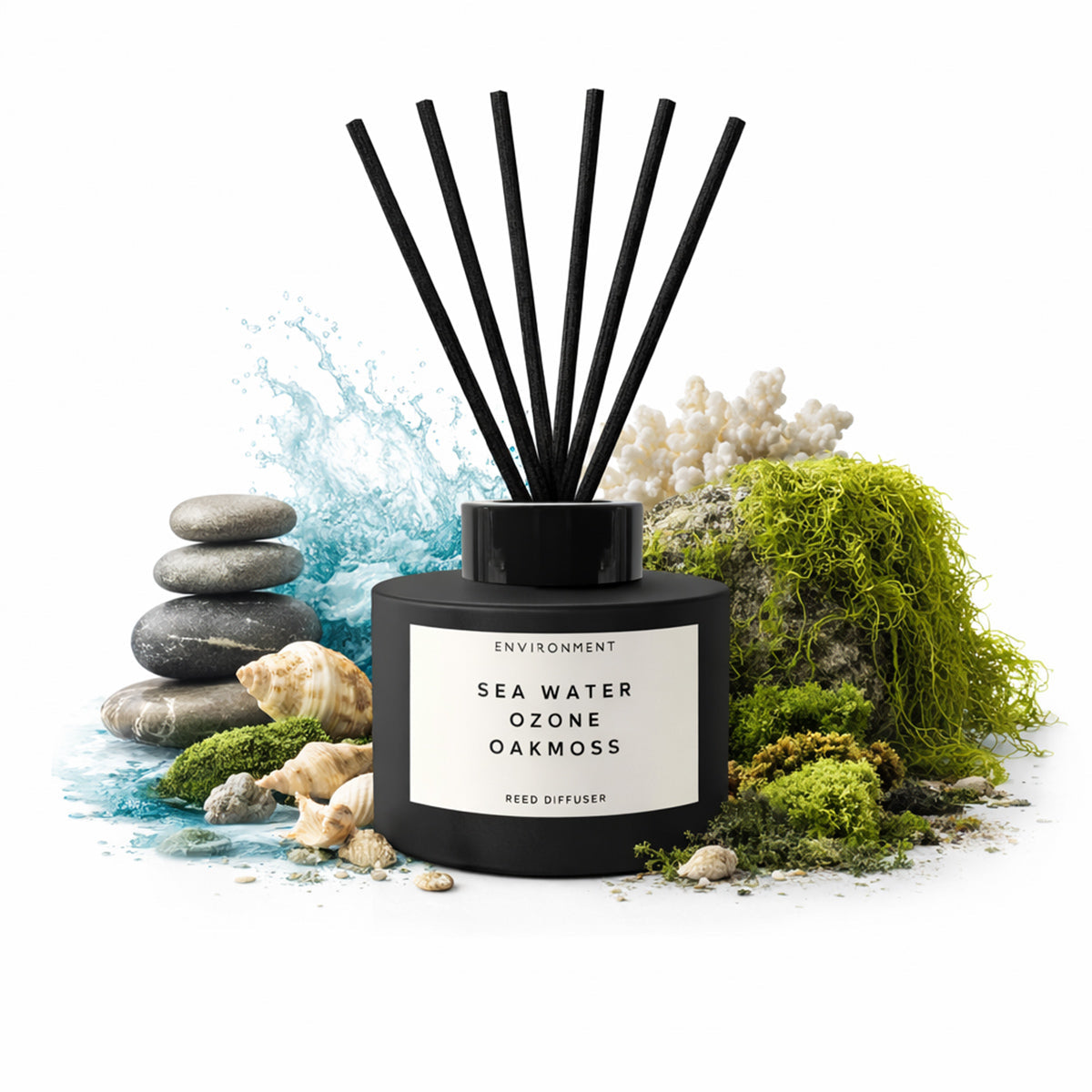 ENVIRONMENT 200mL Reed Diffuser SeaWater Ozone OakMoss