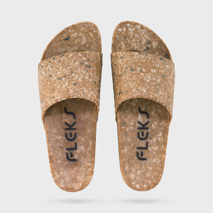 Fleks Unisex East Beach Slide - Morning Coffee