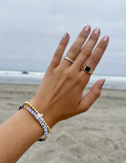 Elevated Faith Onyx Signet Ring