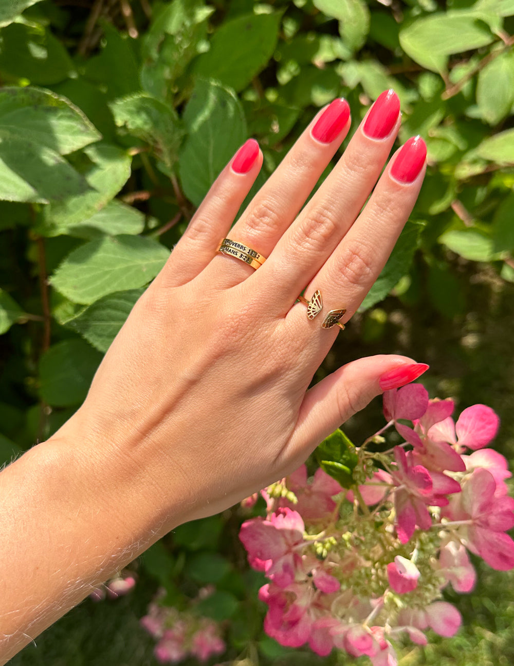 Elevated Faith Butterfly Ring