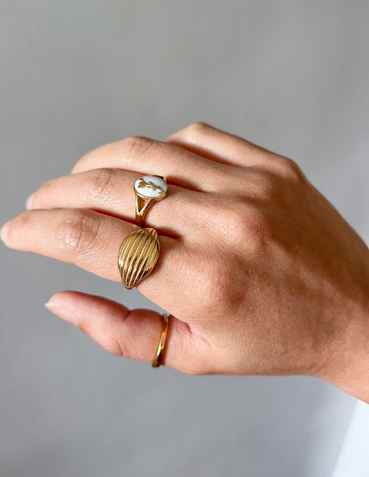 Elevated Faith Wildflower Signet Ring