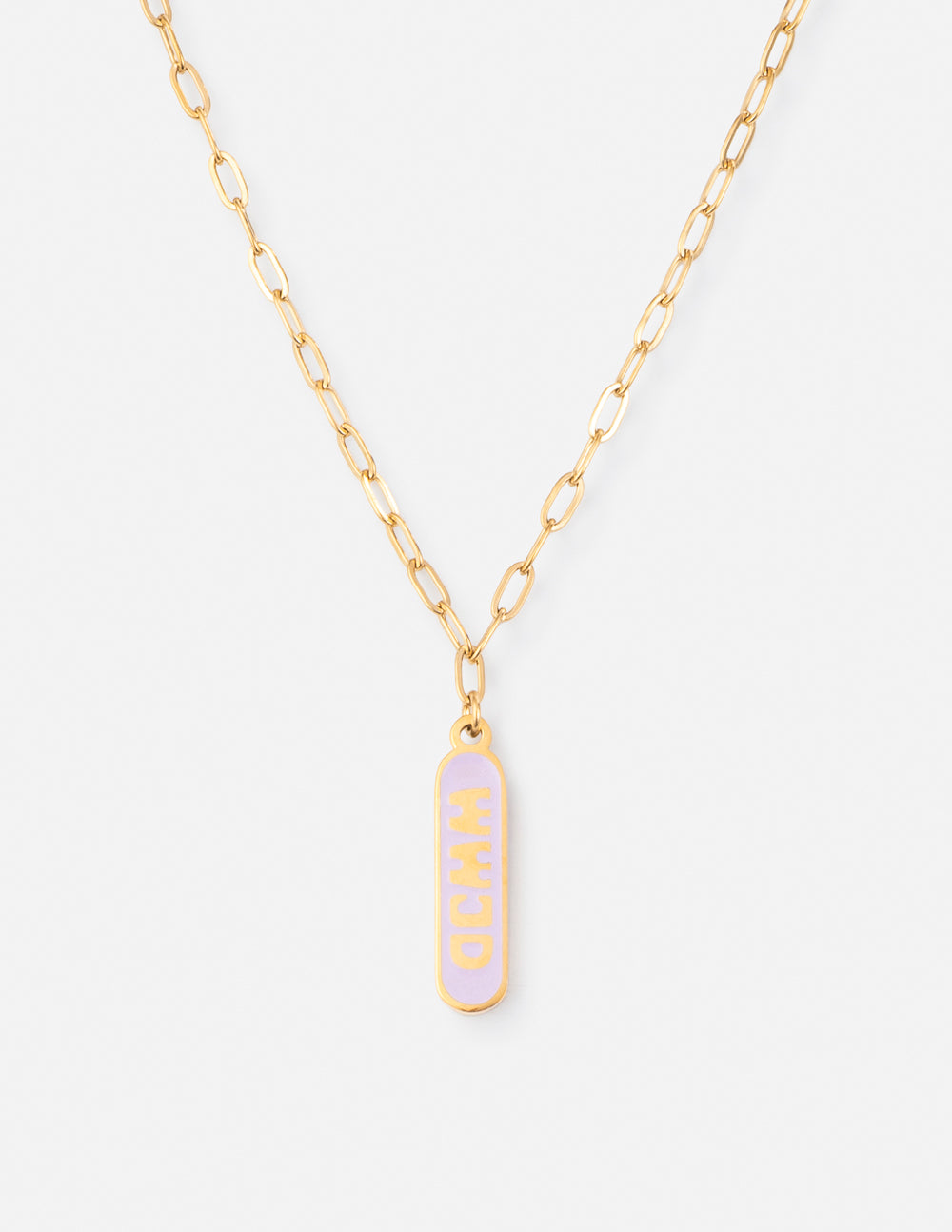 Elevated Faith Enamel WWJD Necklace