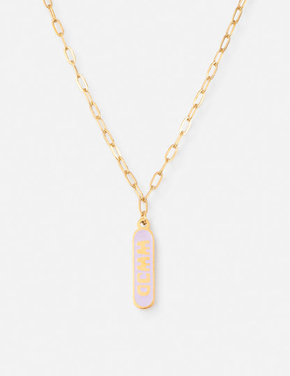 Elevated Faith Enamel WWJD Necklace