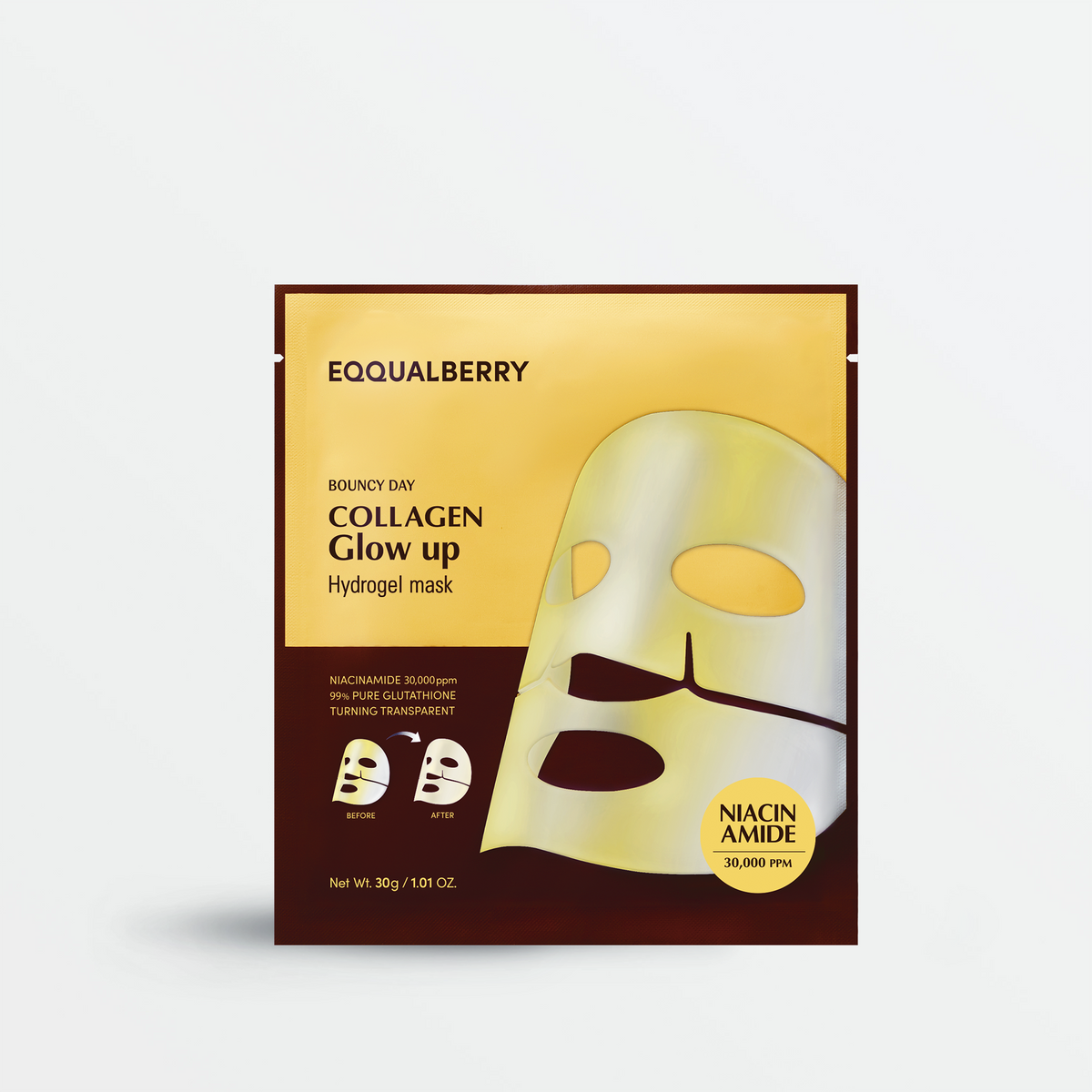 Collagen Glow Up Hydrogel Mask (1pcs or Entire Pack)