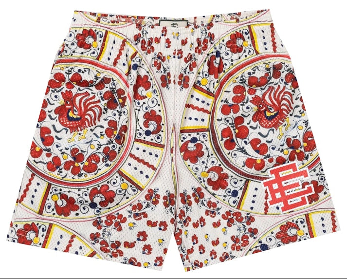 Eric Emanuel Men's Ee Basic Short Rooster White Fw22