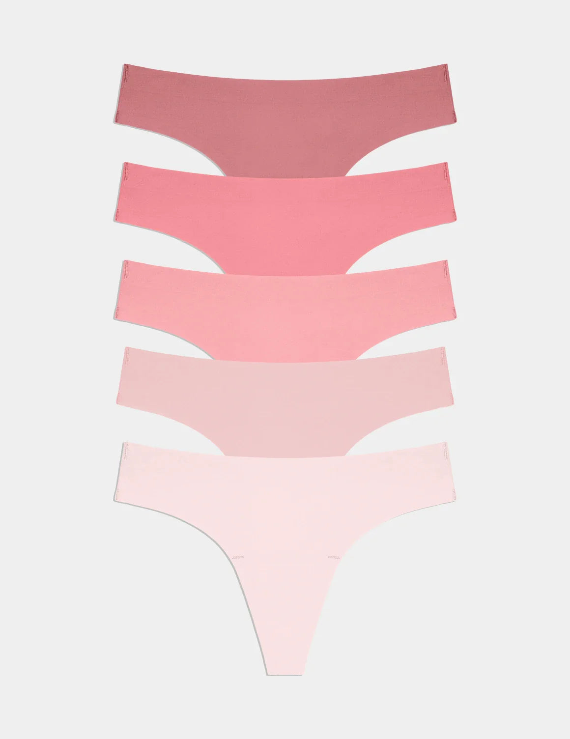Essential No-Show Thong 5-Pack
