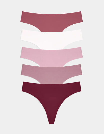 Essential No-Show Thong 5-Pack