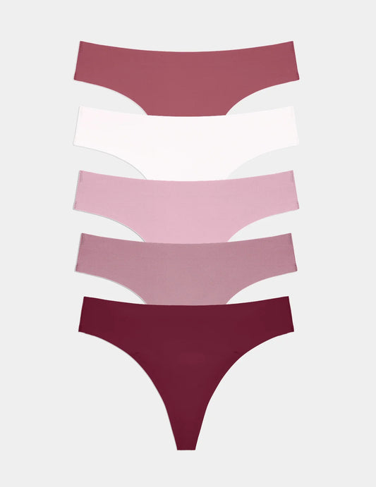 Essential No-Show Thong 5-Pack