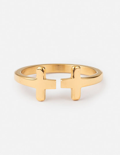 Elevated Faith Eternal Cross Ring