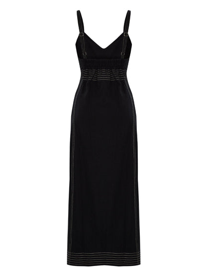 Eva Maxi Dress (Black)