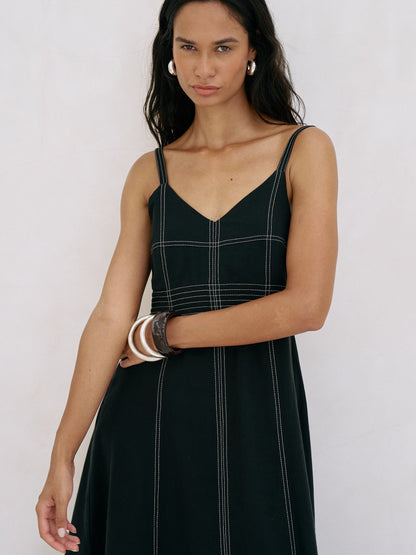 Eva Maxi Dress (Black)
