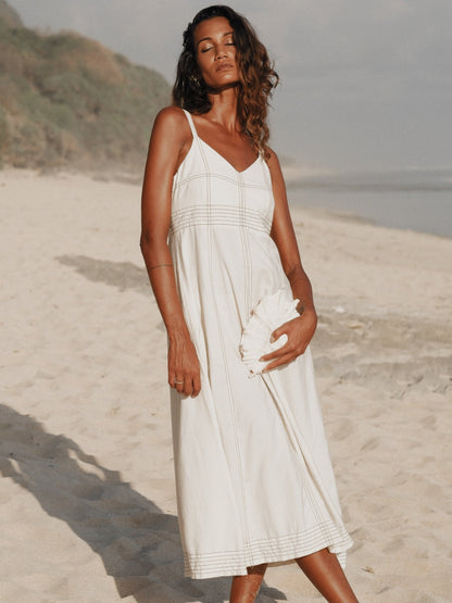 Eva Maxi Dress (Natural)