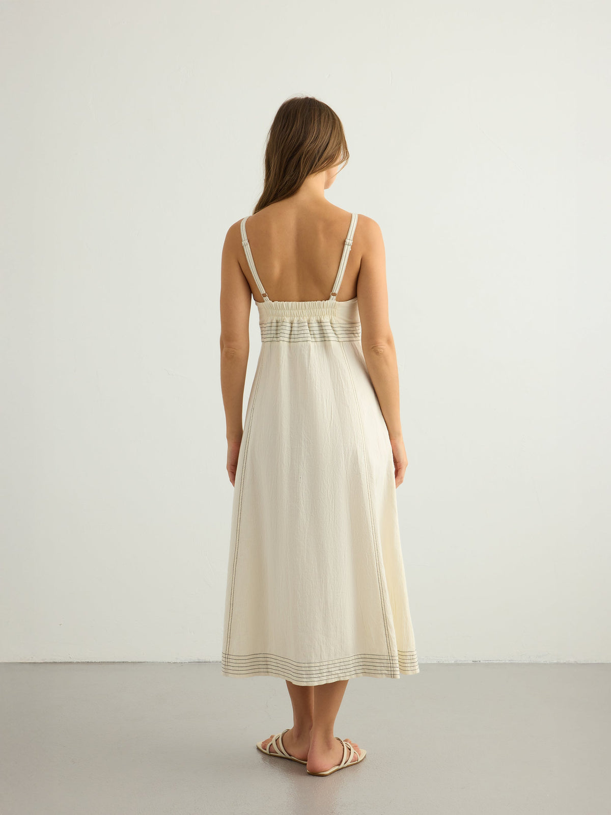 Eva Maxi Dress (Natural)