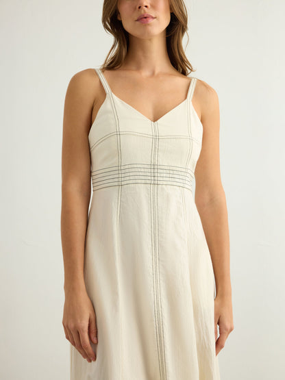 Eva Maxi Dress (Natural)