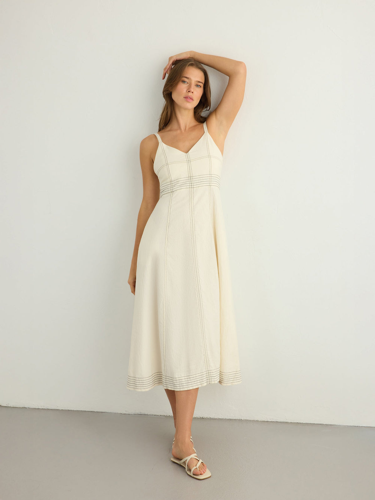 Eva Maxi Dress (Natural)