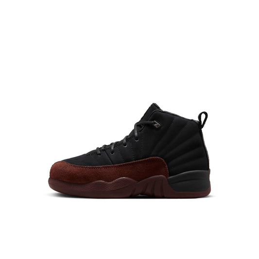 Air Jordan Preschool Retro 12 Sp 'A Ma Maniére Black' Ps Sneakers