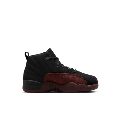 Air Jordan Preschool Retro 12 Sp 'A Ma Maniére Black' Ps Sneakers