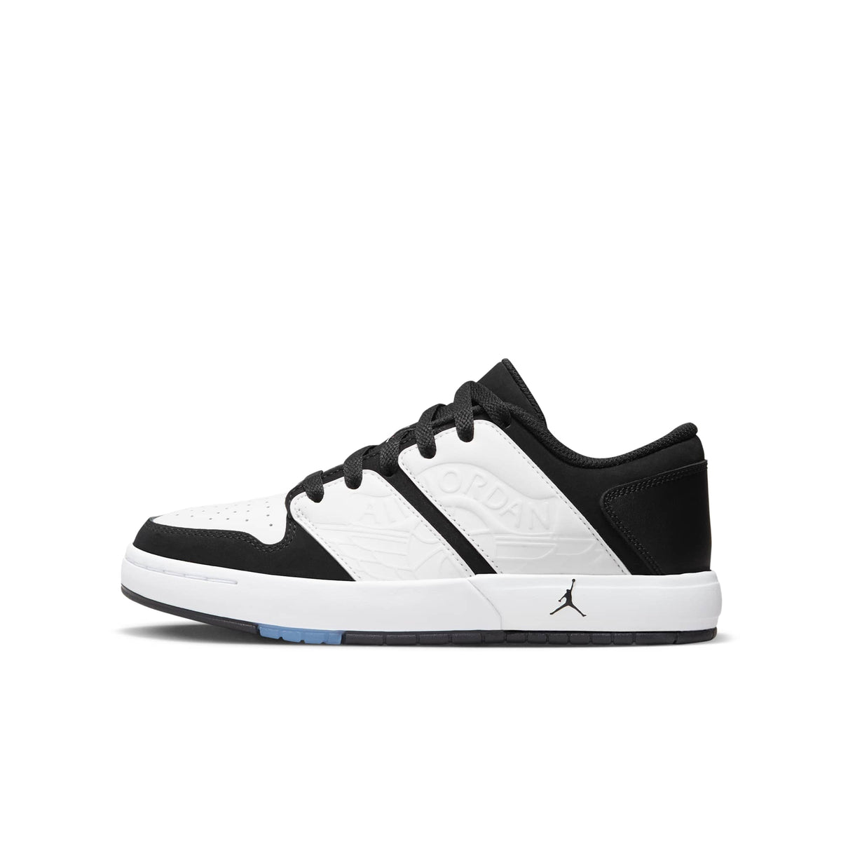 Air Jordan Grade School Retro 1 Low Nu 'White Black Gs' Sneakers