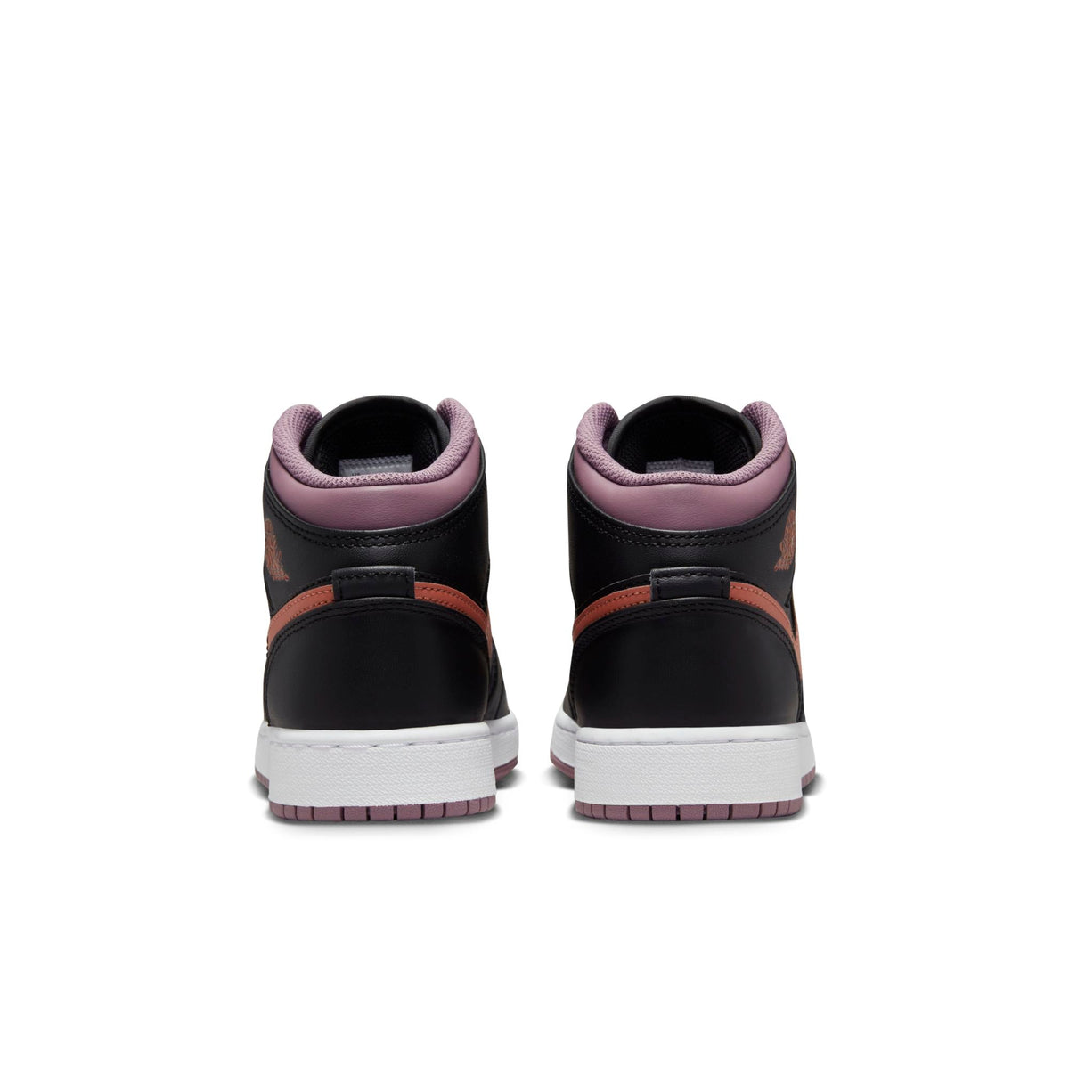 Air Jordan Grade School Retro 1 Mid Se 'Black Sky J Mauve' Gs Sneakers