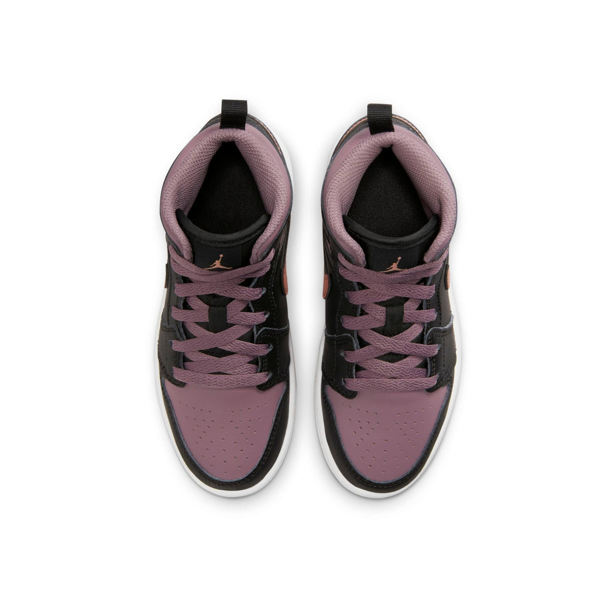 Air Jordan Preschool Retro 1 Mid Se 'Black Sky J Mauve' Ps (Ps)