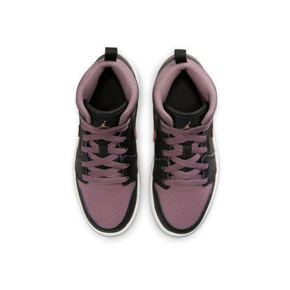 Air Jordan Preschool Retro 1 Mid Se 'Black Sky J Mauve' Ps (Ps)