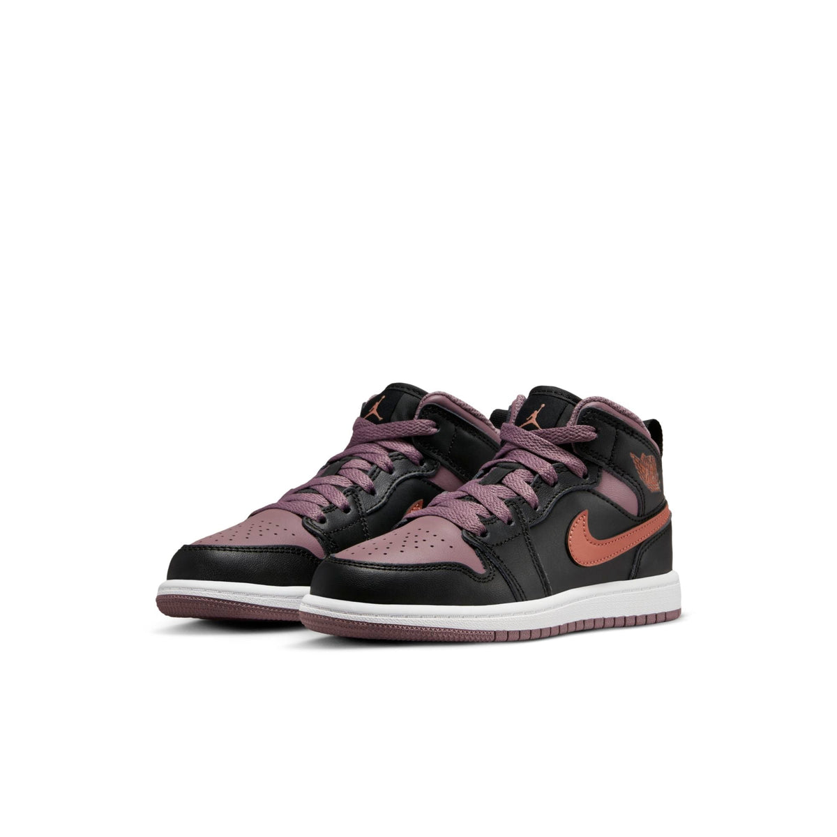 Air Jordan Preschool Retro 1 Mid Se 'Black Sky J Mauve' Ps (Ps)