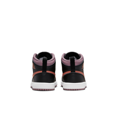 Air Jordan Preschool Retro 1 Mid Se 'Black Sky J Mauve' Ps (Ps)