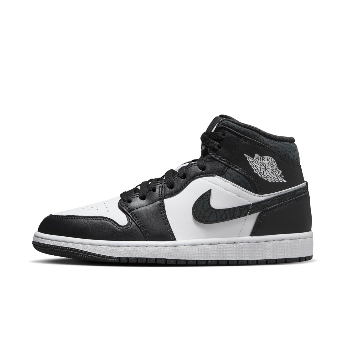 Air Jordan Men's Retro 1 Mid Se 'Panda Elephant' Sneakers
