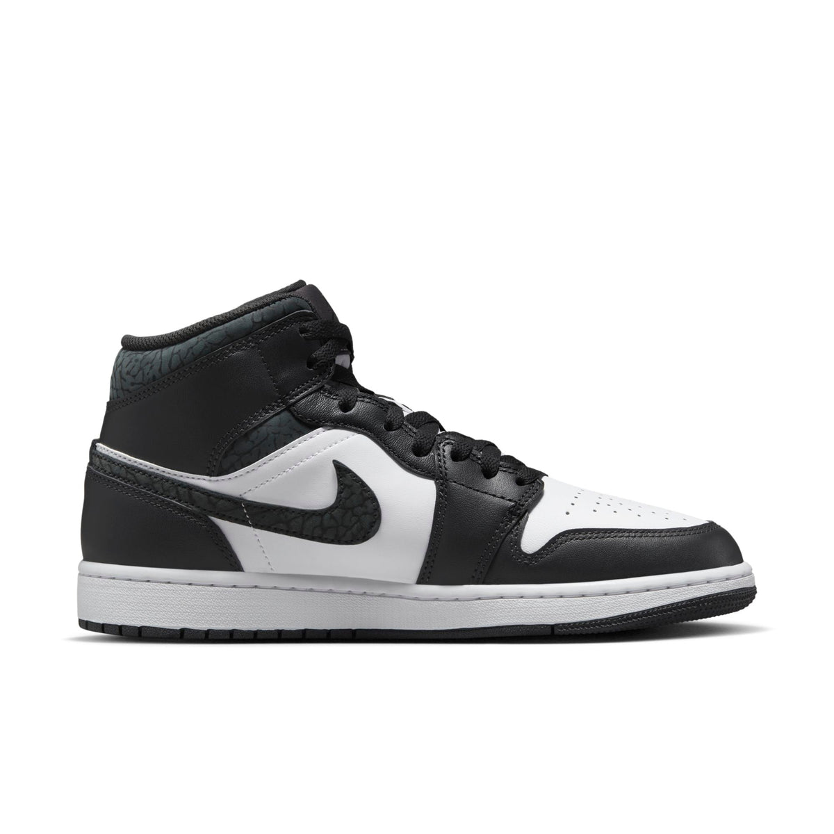 Air Jordan Men's Retro 1 Mid Se 'Panda Elephant' Sneakers