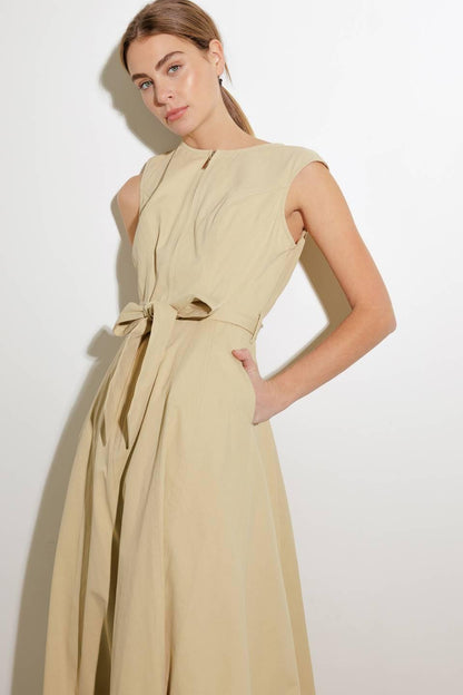 Delicate Dreams Woven Midi Dress